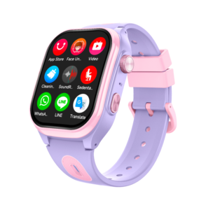 4G Kids Smart Watch with HD 2-Inch IPS Display GPS Anti-Lost Function Waterproof IP67 for Boys and Girls with Android System