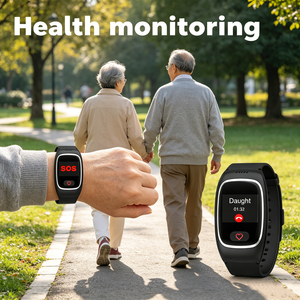GPS Location Tracking L16 Pro Watch SOS Calling 4G LTE Elderly Watch with Heart Rate Monitoring Tracking Band