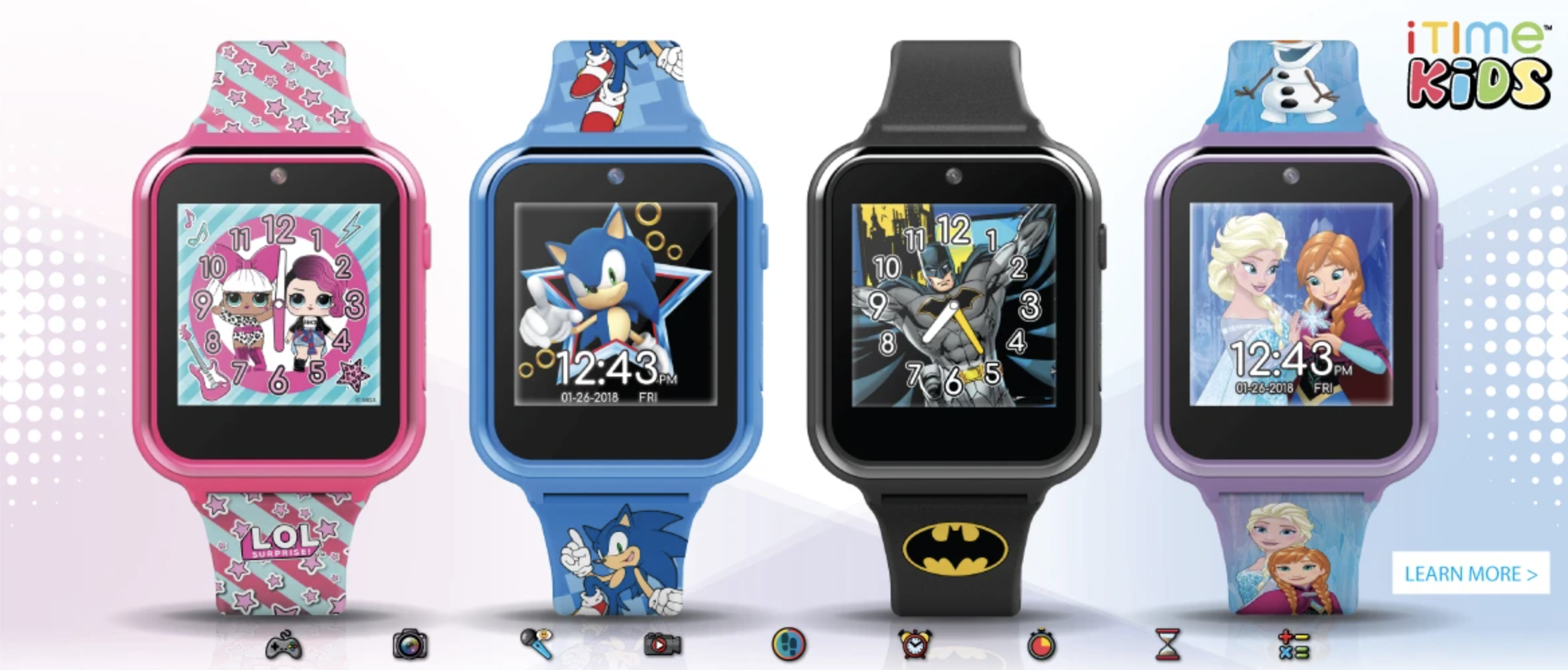 Licensed Character Interactive Smartwatch Series for Wholesale