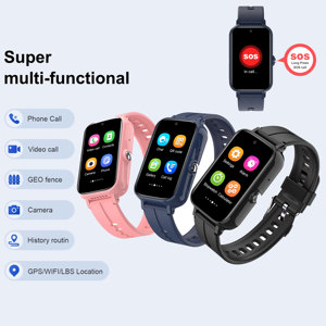 2025 4G Kid Smart Watch Bracelet Wristband with GPS Tracker SIM Card Camera Video Call Waterproof Children Smart Watch CE OEM