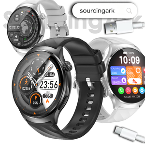 Sourcingark New Unisex 1.56 Inch Screen 480x480 High Resolution Touch Smartwatch