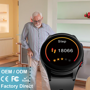 L08P Elderly Care Sport Band with PPG EKG SOS Panic Button 4G Tracking Calendar Answer Call IPS Display Remote Control