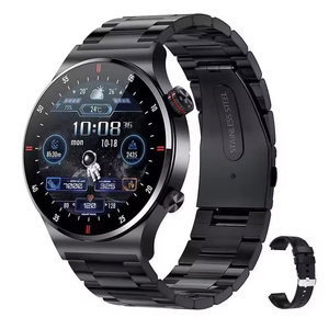 2026 QW33 Round Screen Magnetic Charging Smart Watch